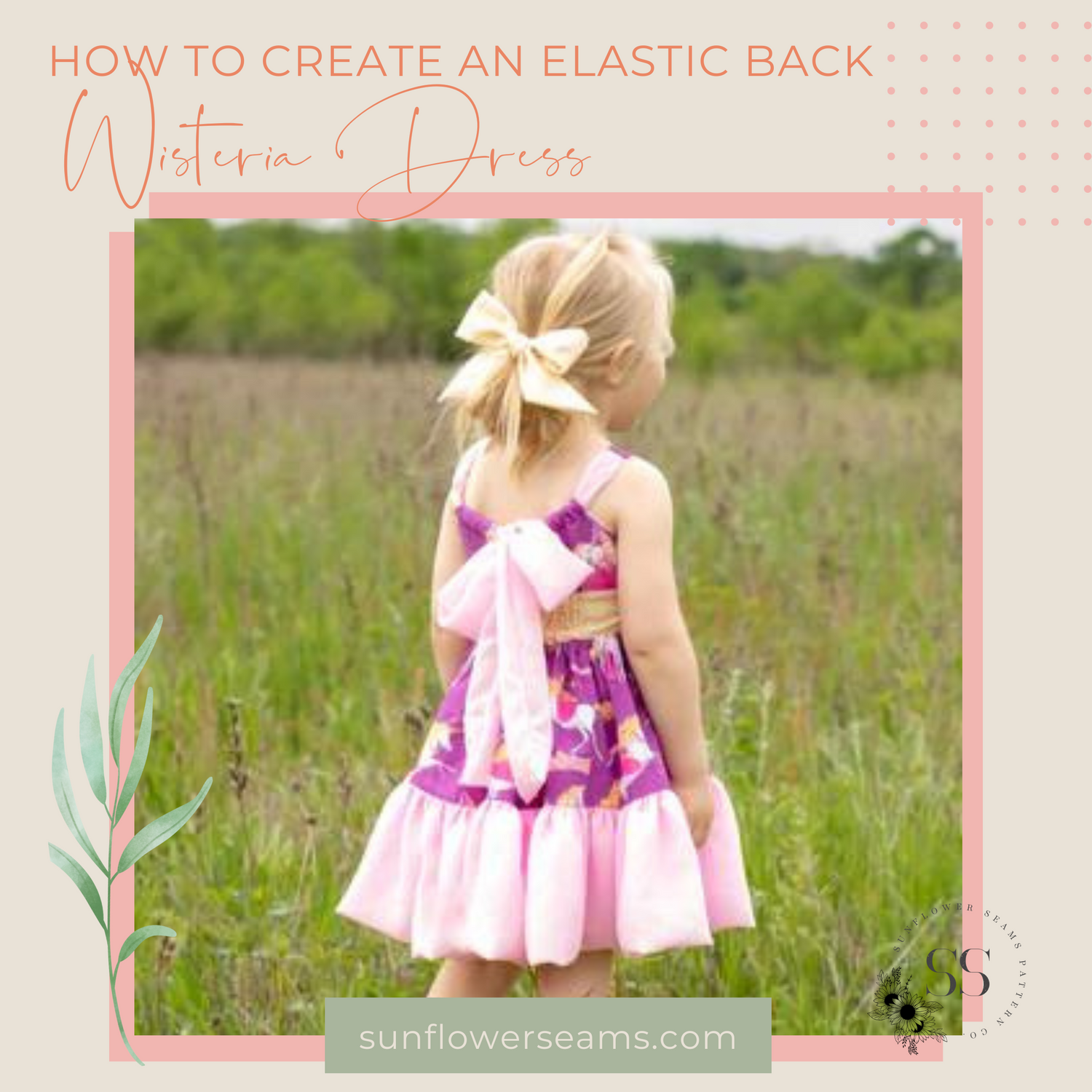 WISTERIA BLOOM ELA DRESS main image 1