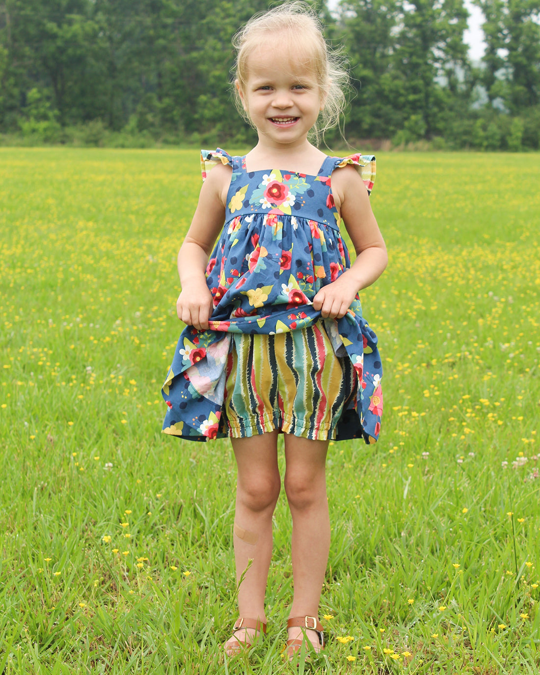 Camellia Paper Bag Shorts, Bloomers & Capris Digital Sewing Pattern