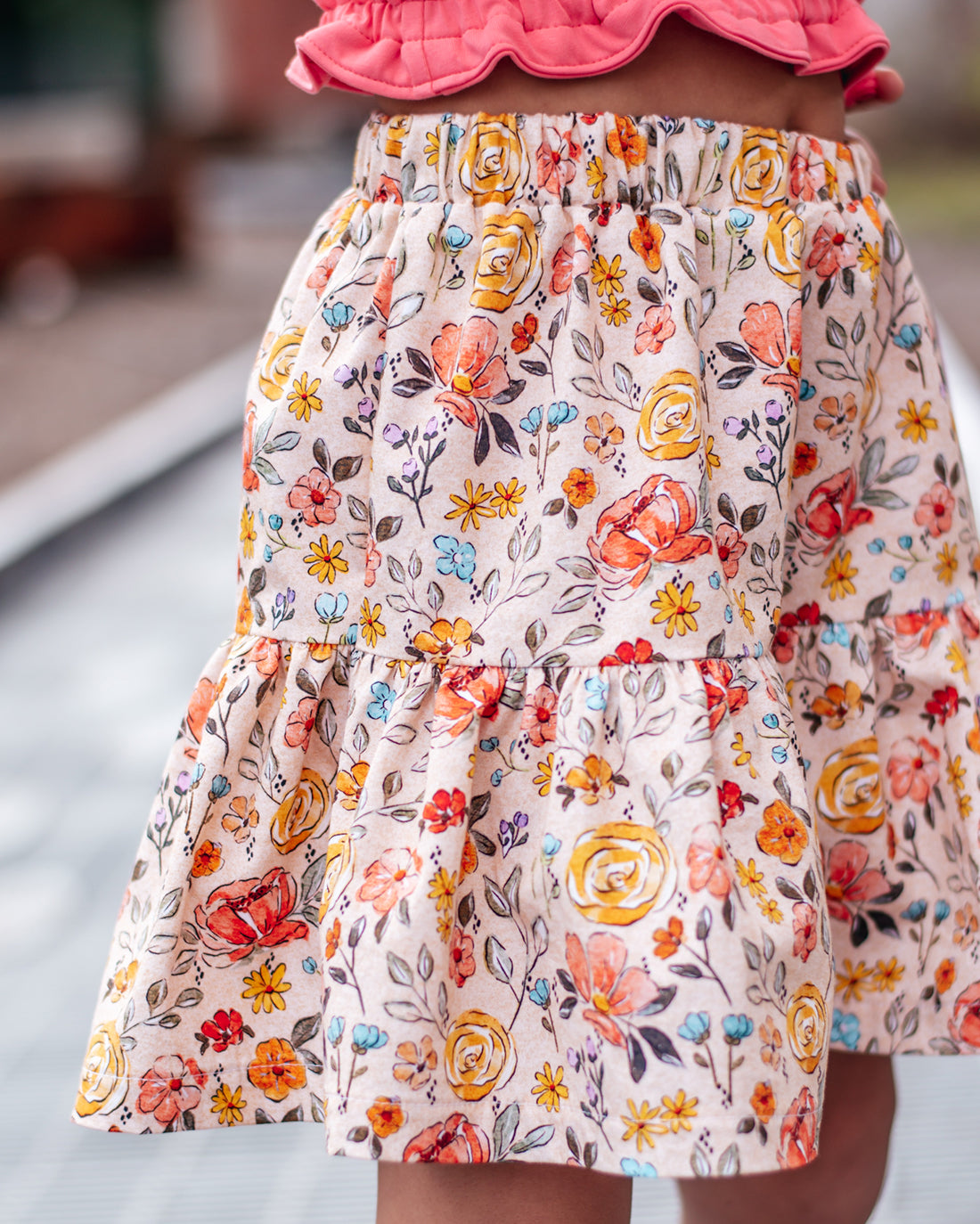 Rosewood Tiered Skirt Digital Sewing Pattern