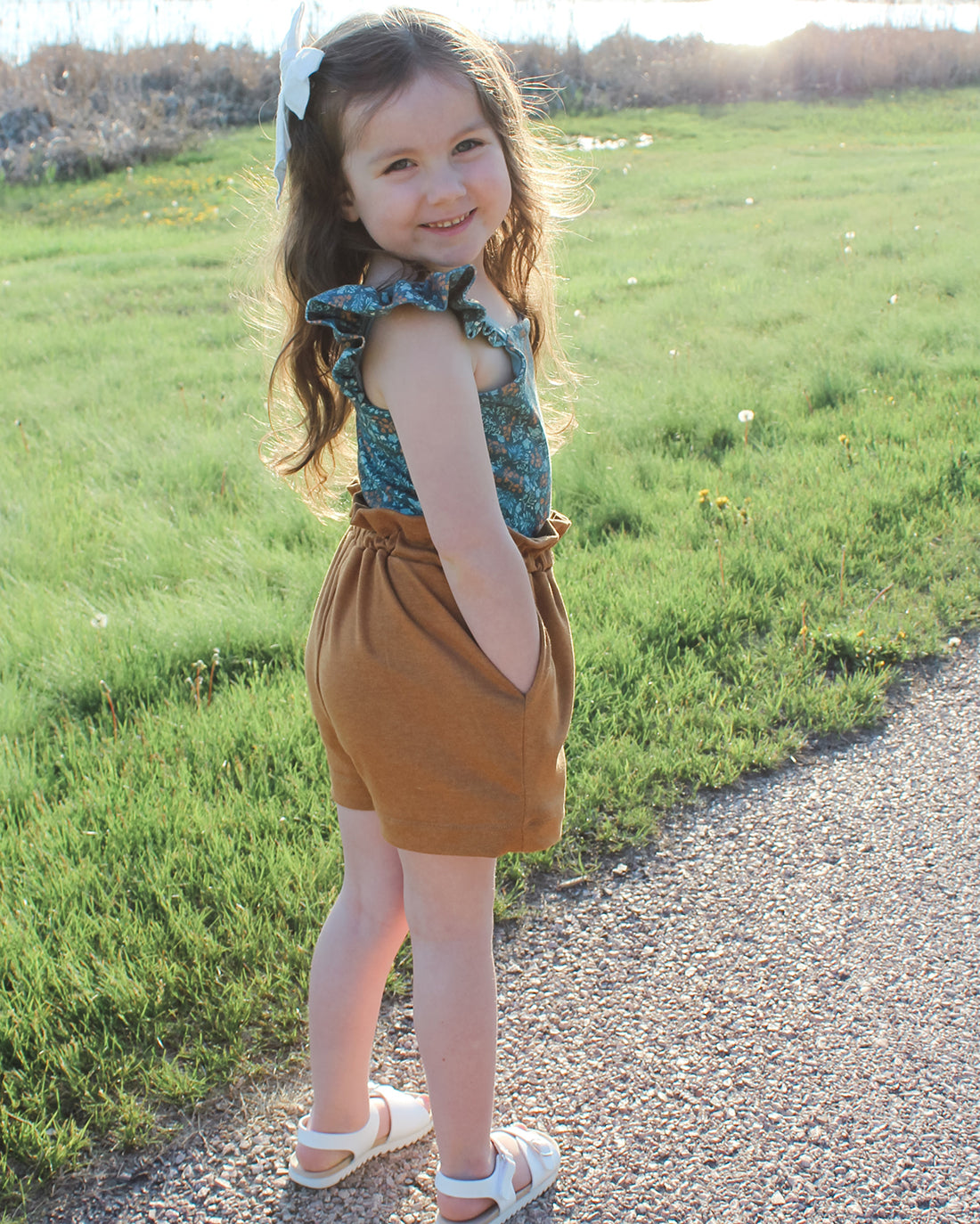 Paper bag shorts online sewing pattern