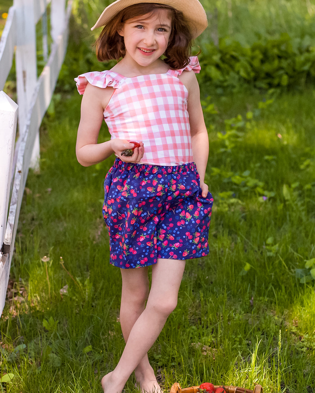 Camellia Paper Bag Shorts, Bloomers & Capris Digital Sewing Pattern