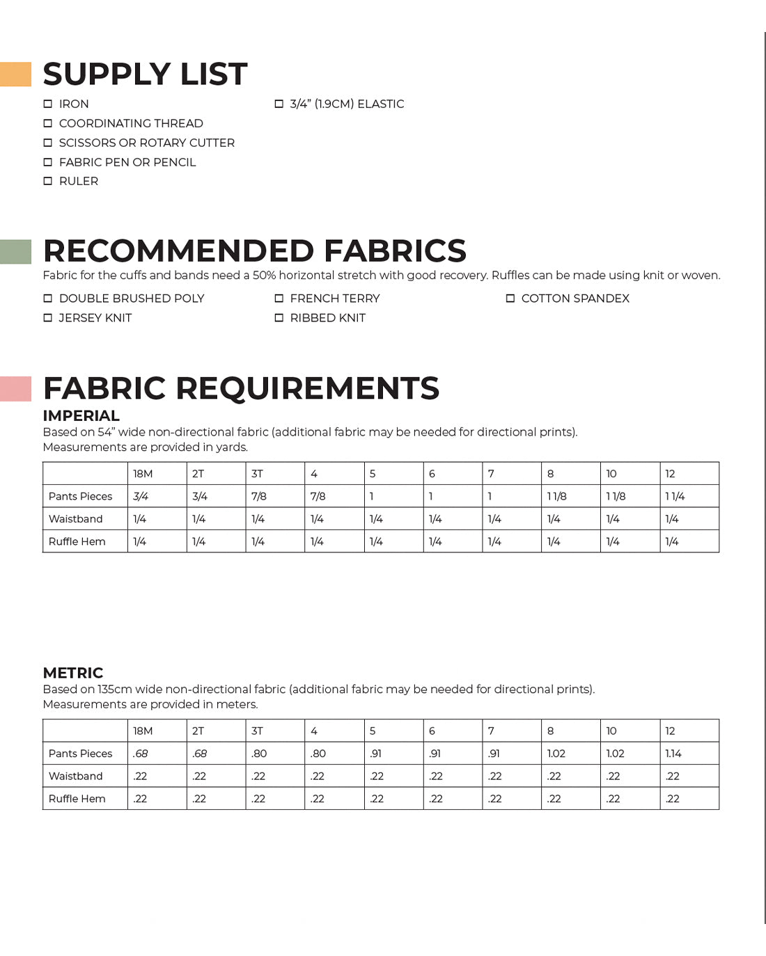 Fig Flare Pants Digital Sewing Pattern