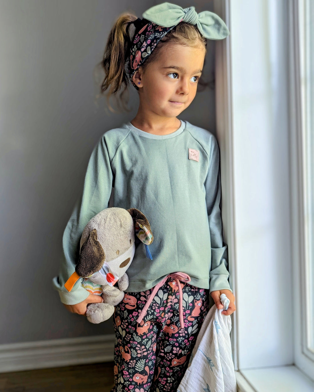 Arbor Raglan Sleeve Pajamas Digital Sewing Pattern