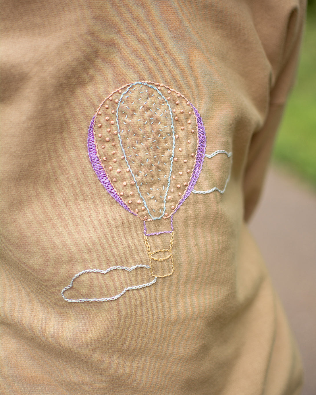 Balloon Flower PDF Hand Embroidery Pattern