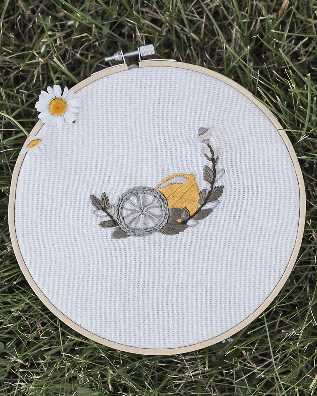 Strawberries & Citrus PDF Hand Embroidery Pattern