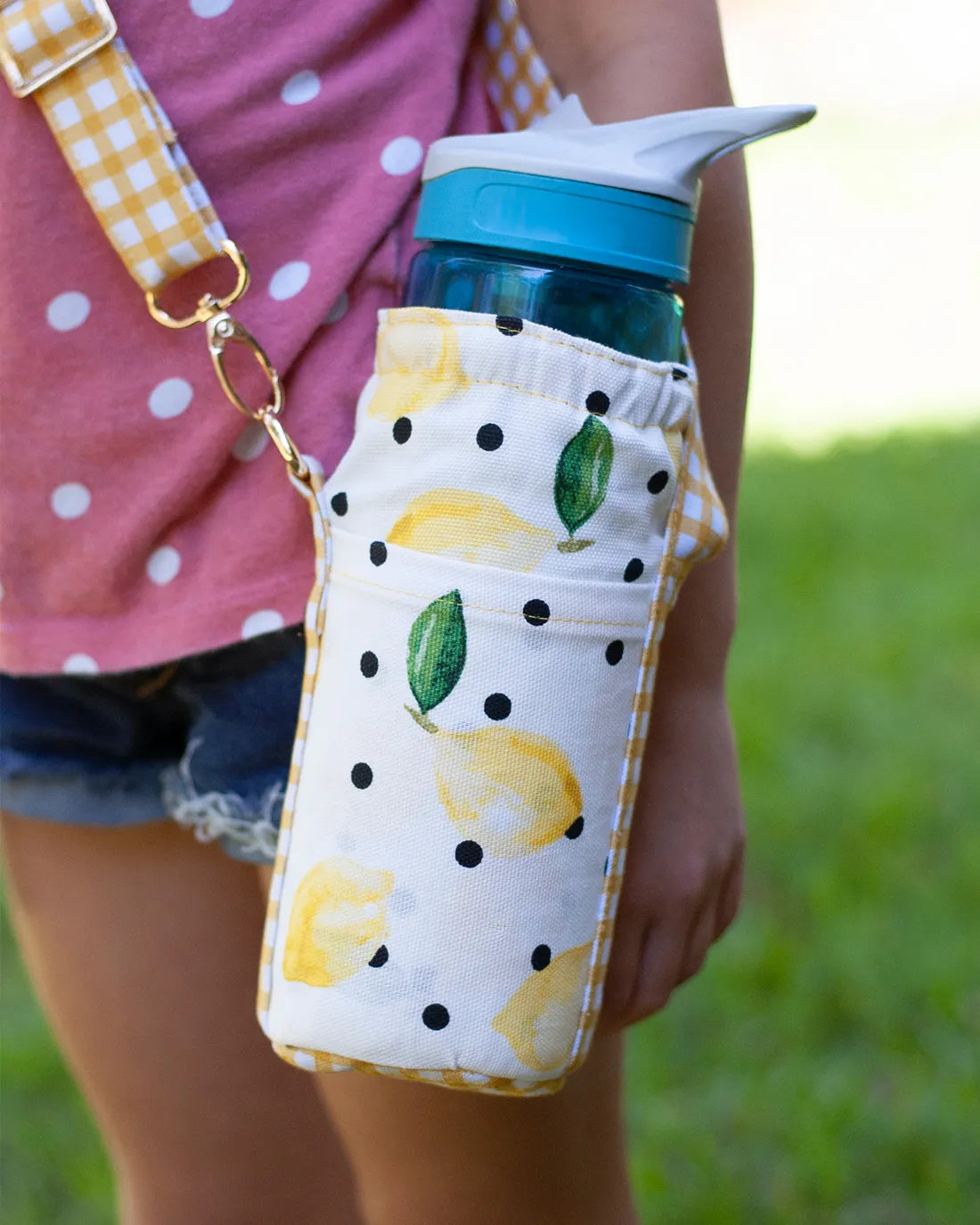 Coral Water Bottle Holder Digital Sewing Pattern