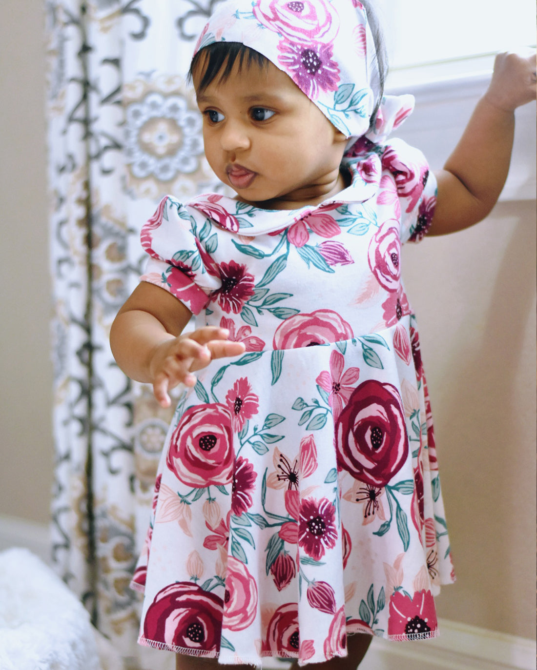 Baby Gardenia Top and Dress | Sunflower Seams Pattern Company | Digital PDF Sewing Pattern