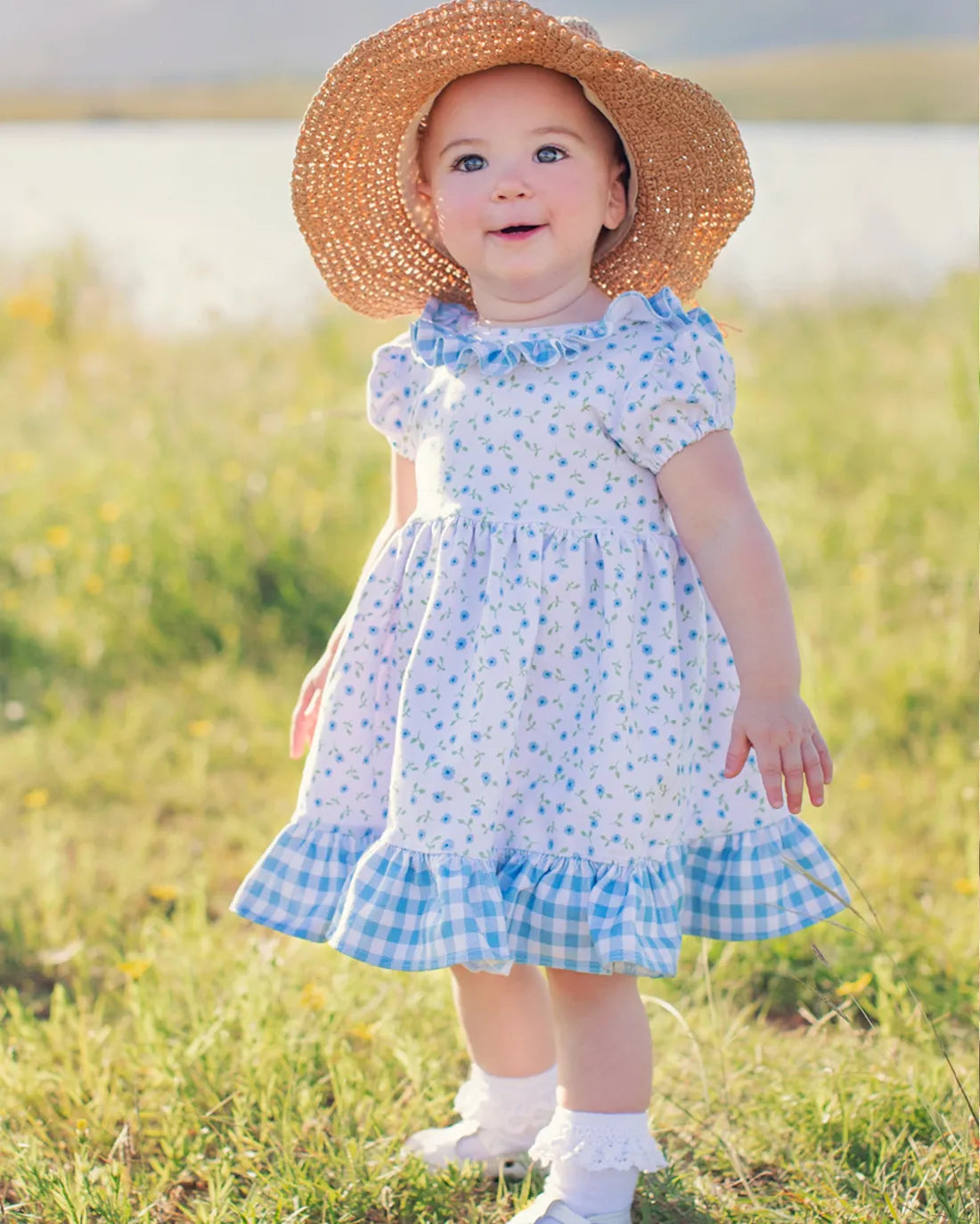 Baby Honeysuckle Top & Dress Digital Sewing Pattern – Sunflower Seams