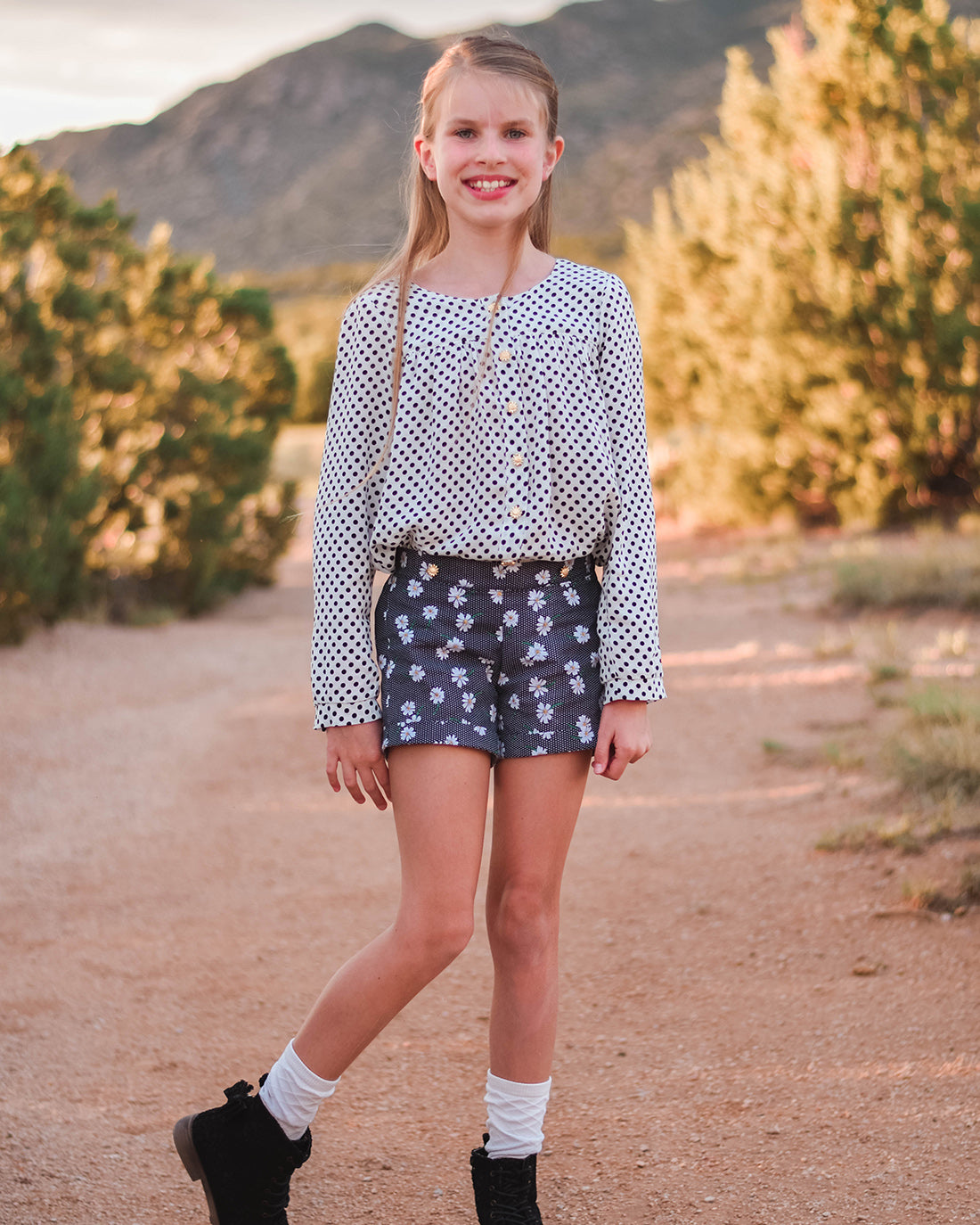 Bramble Shorts & Detachable Skirt | Sunflower Seams Pattern Company | Digital Sewing Pattern