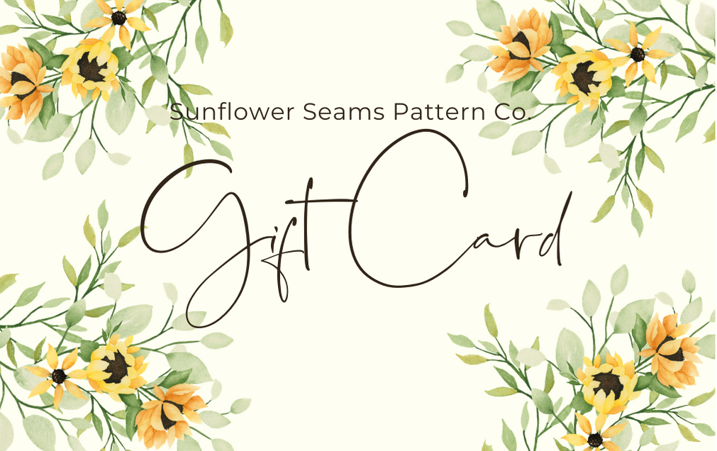 Sunflower Seams Gift Card