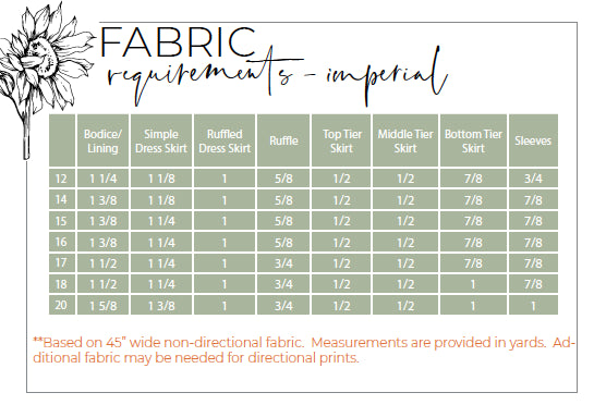 Junior Zinnia Shirred Dress Digital Sewing Pattern