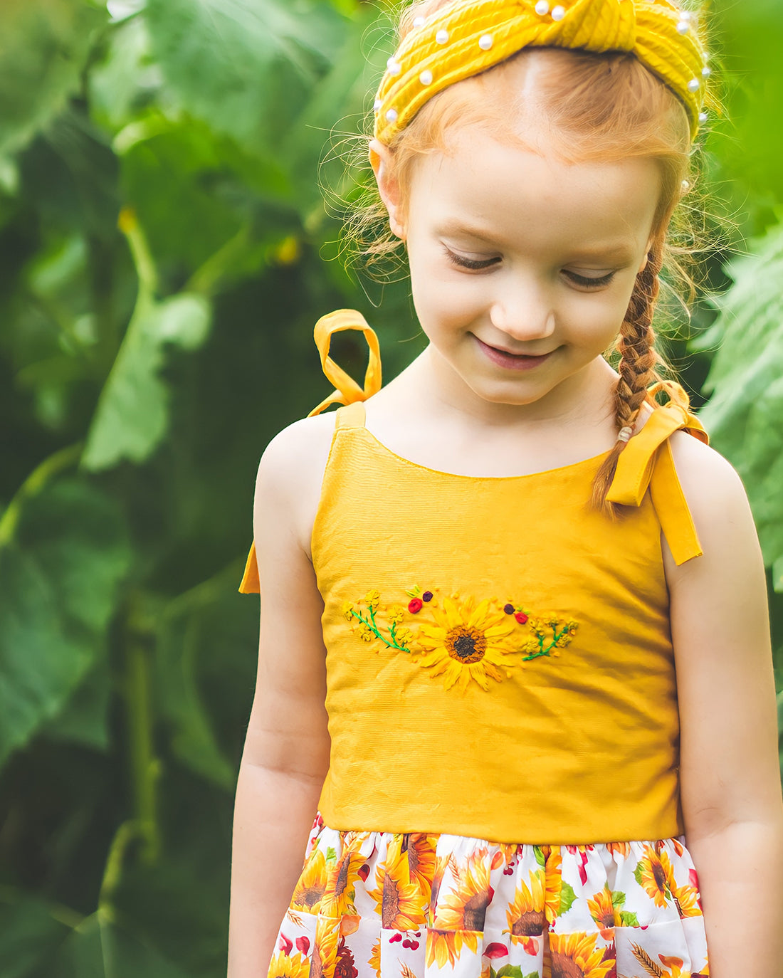 Sunflower Fields Embroidery Pattern | Sunflower Seams Pattern Company | Digital PDF Embroidery Pattern