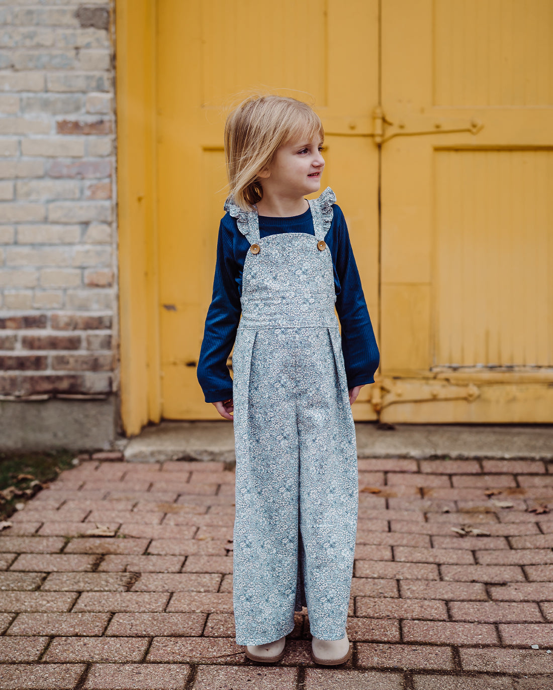 Thyme Pinafore and Jumper Sewing Pattern | Sunflower Seams Pattern Company | Digital PDF Sewing Pattern