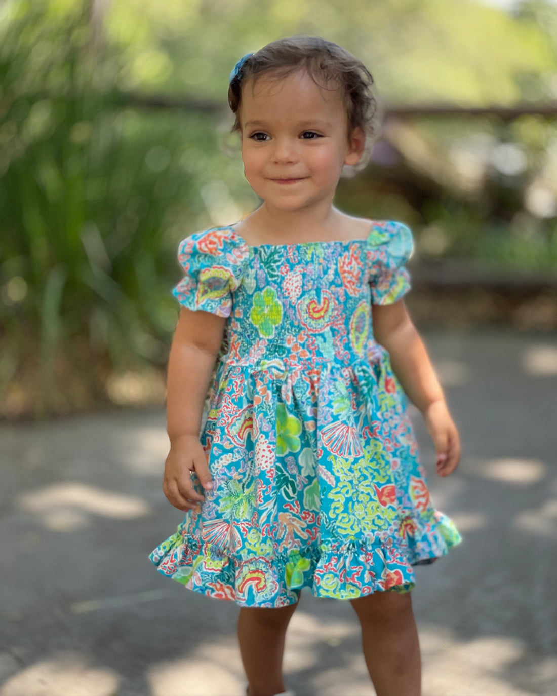 Baby Zinnia Shirred Dress & Romper Digital Sewing Pattern