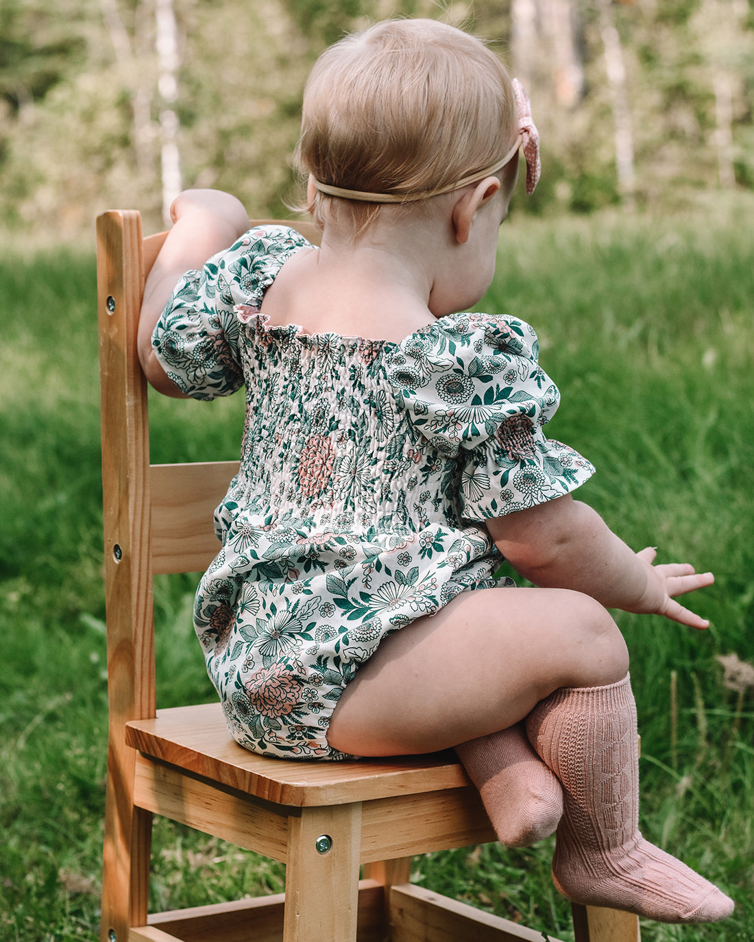 Zinnia Shirred Dress and Romper | Sunflower Seams Pattern Company | Digital Sewing Pattern