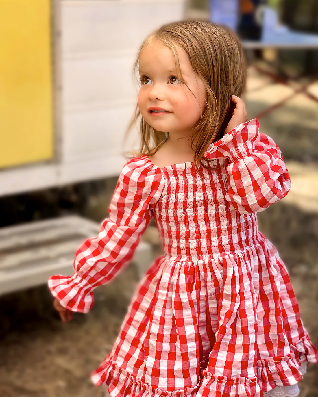 Zinnia Shirred Dress and Romper | Sunflower Seams Pattern Company | Digital Sewing Pattern