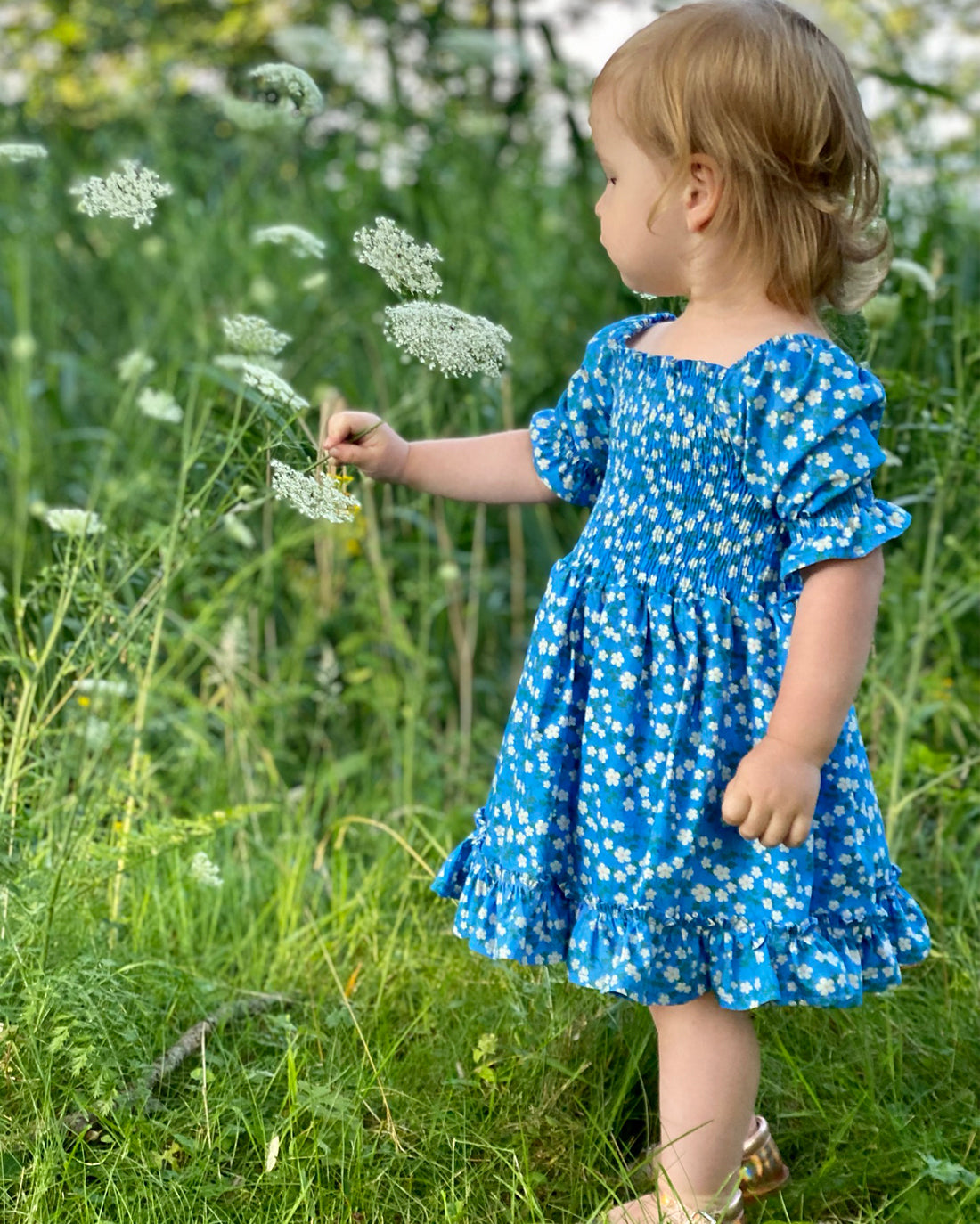 Zinnia Shirred Dress and Romper | Sunflower Seams Pattern Company | Digital Sewing Pattern