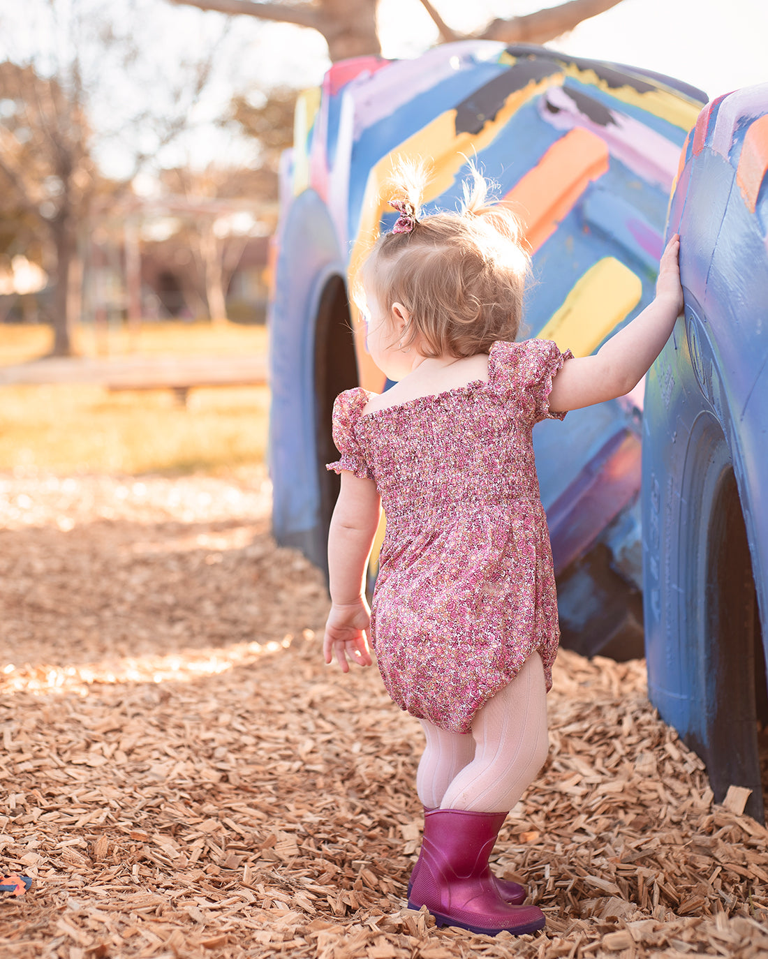 Zinnia Shirred Dress and Romper | Sunflower Seams Pattern Company | Digital Sewing Pattern