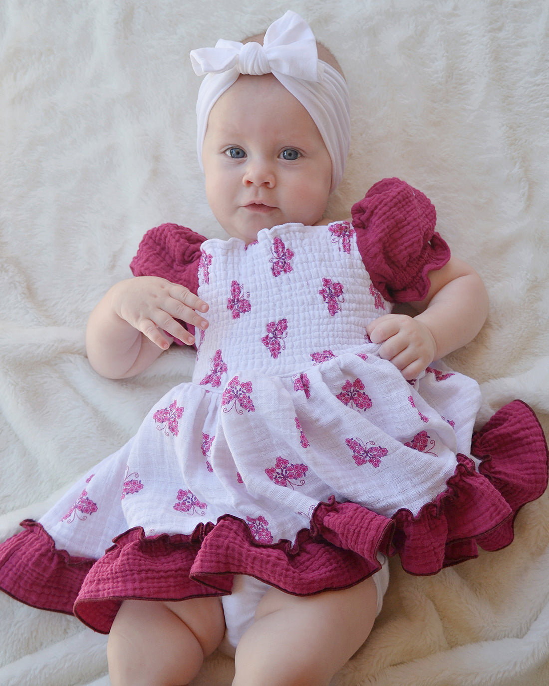 Zinnia Shirred Dress and Romper | Sunflower Seams Pattern Company | Digital Sewing Pattern