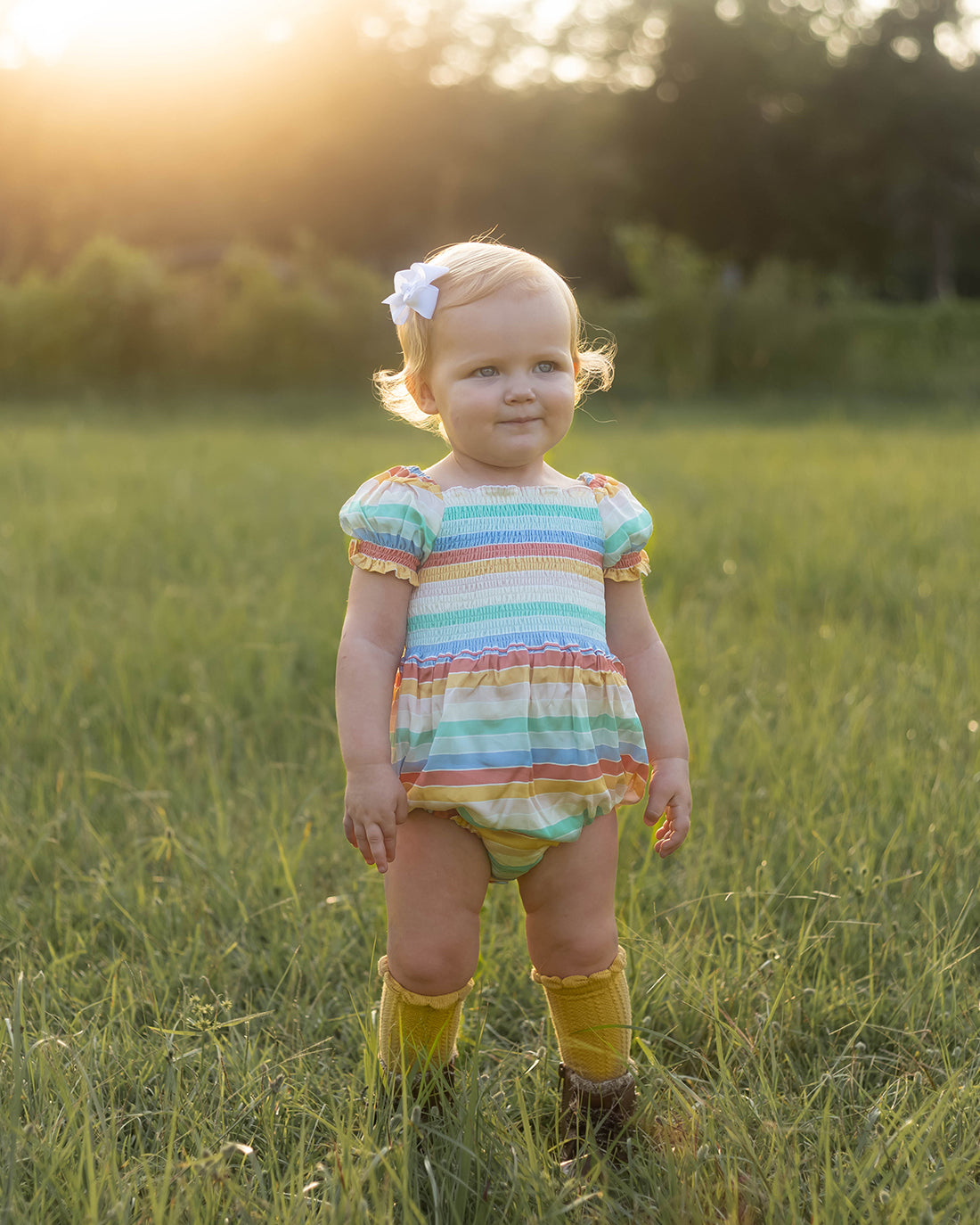 Zinnia Shirred Dress and Romper | Sunflower Seams Pattern Company | Digital Sewing Pattern