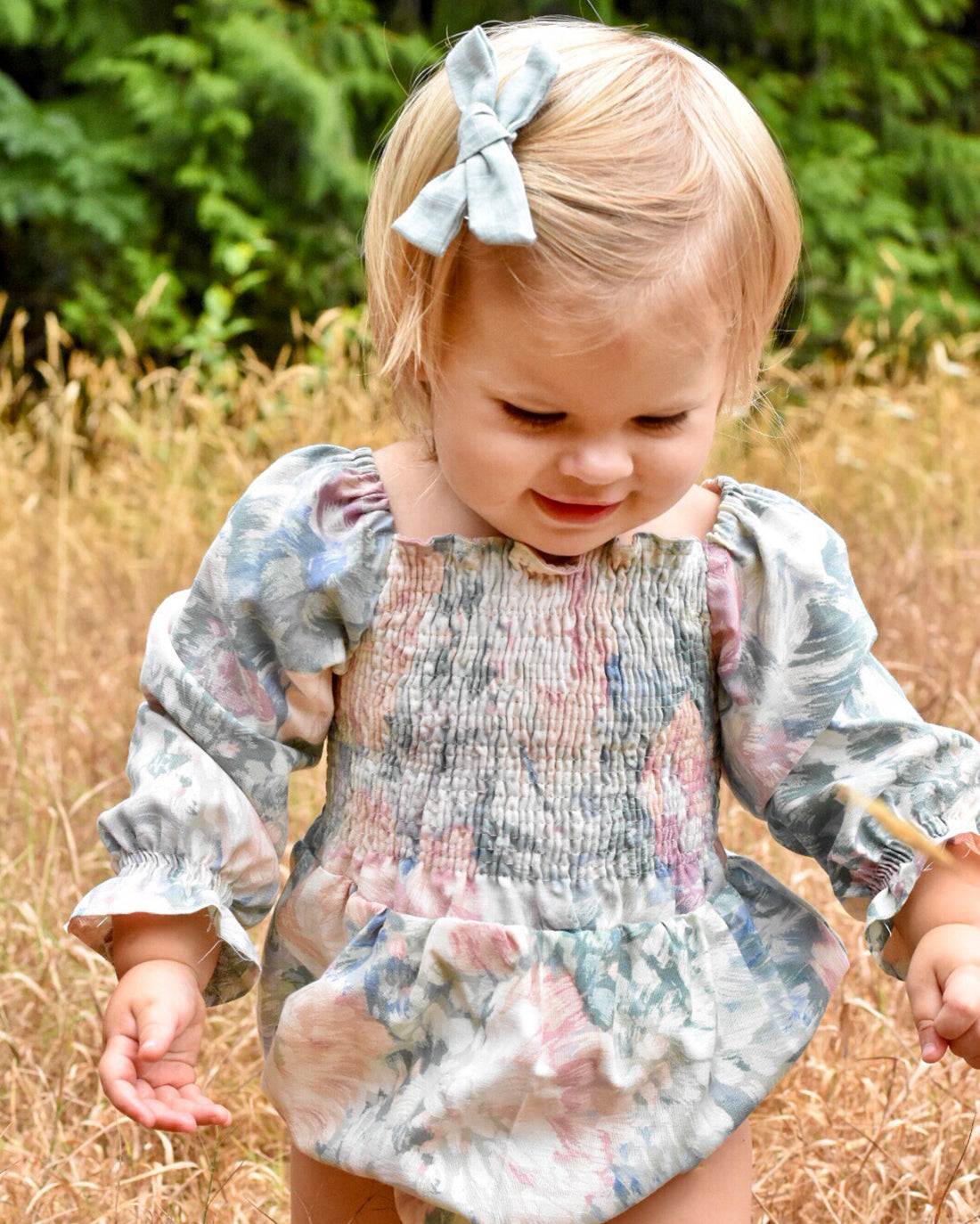 Zinnia Shirred Dress and Romper | Sunflower Seams Pattern Company | Digital Sewing Pattern