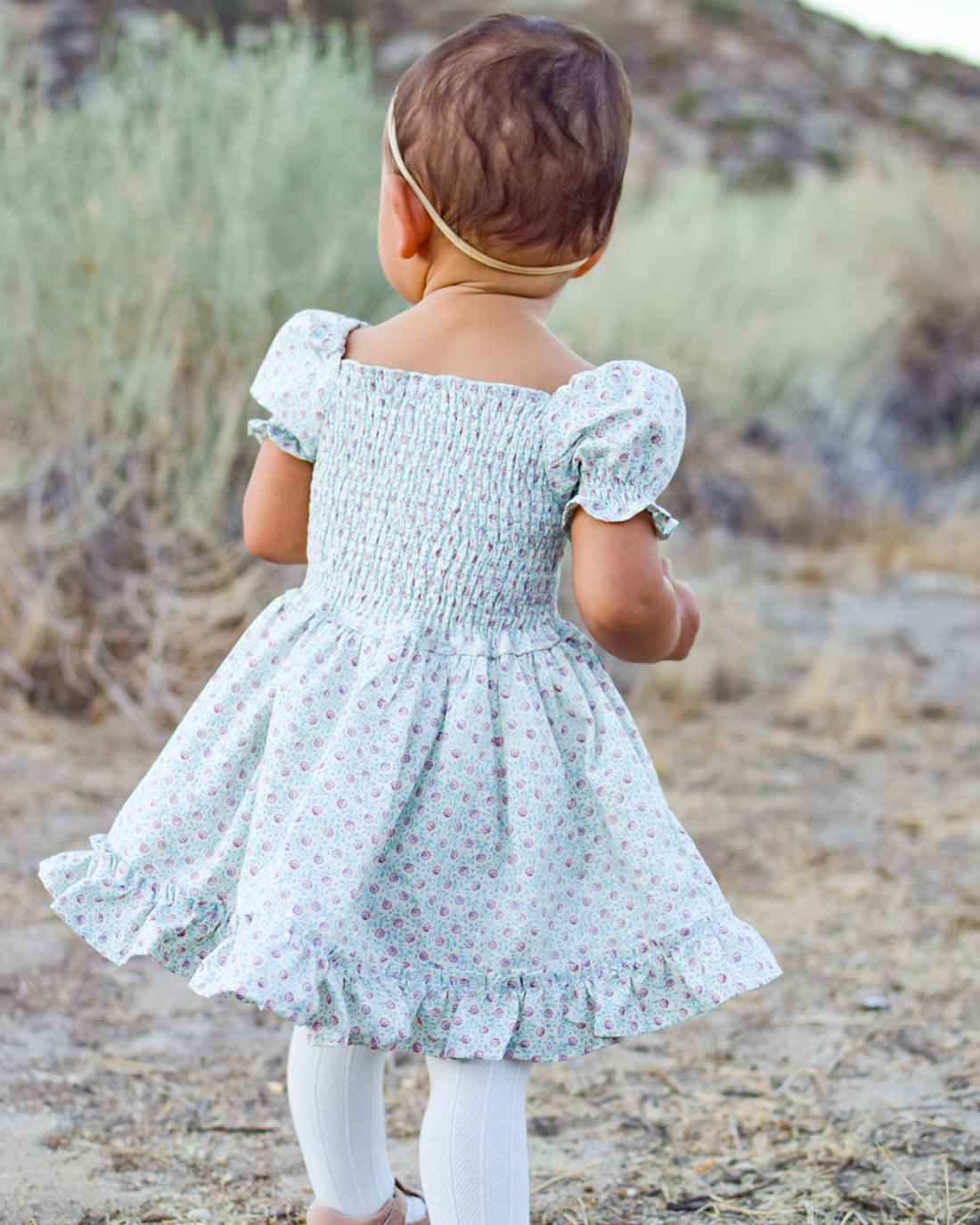 Zinnia Shirred Dress and Romper | Sunflower Seams Pattern Company | Digital Sewing Pattern