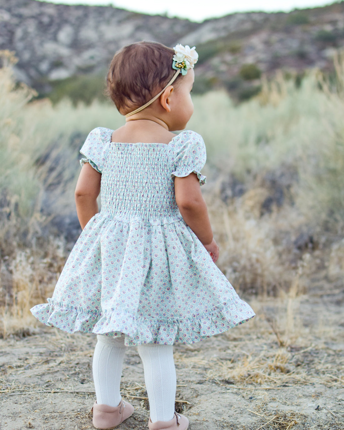 Zinnia Shirred Dress and Romper | Sunflower Seams Pattern Company | Digital Sewing Pattern