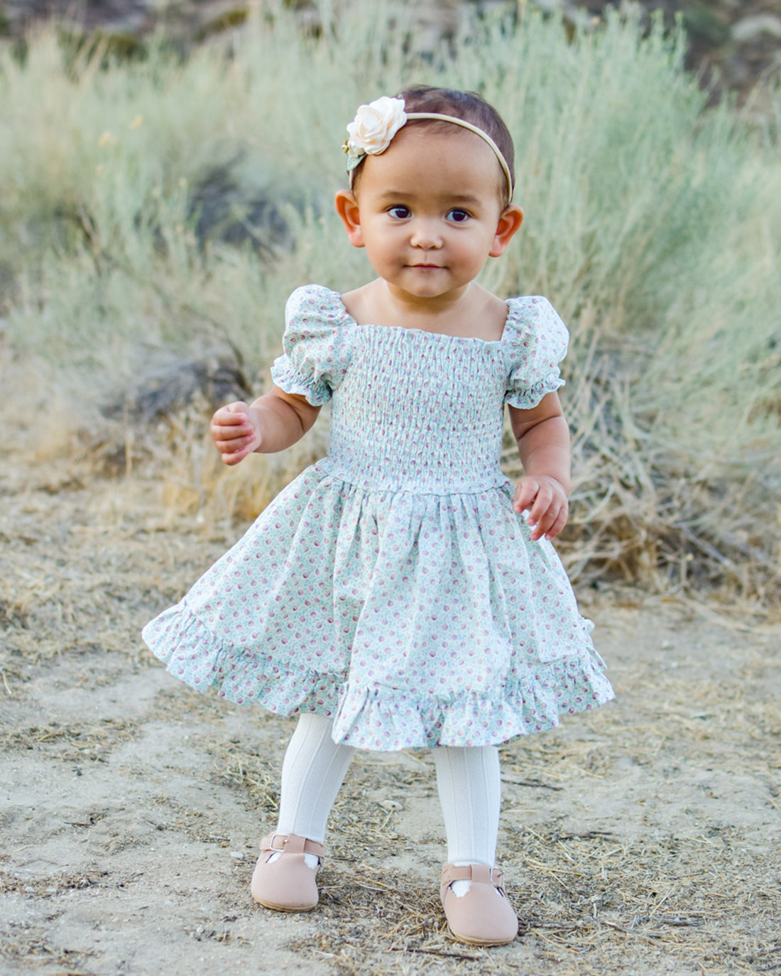 Zinnia Shirred Dress and Romper | Sunflower Seams Pattern Company | Digital Sewing Pattern