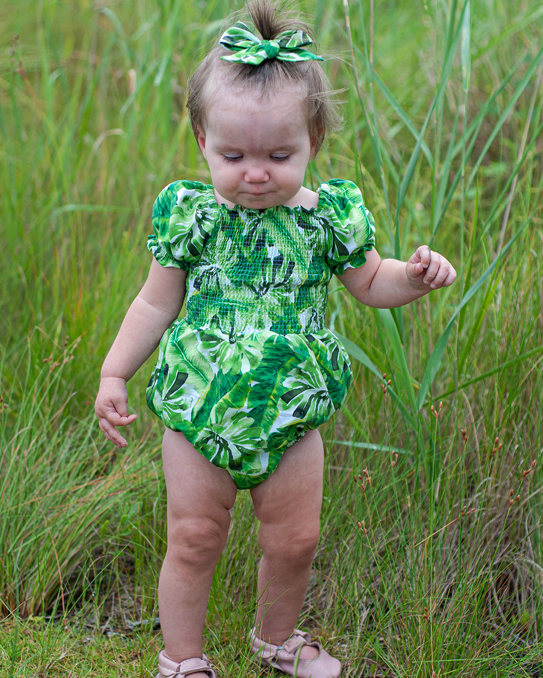 Zinnia Shirred Dress and Romper | Sunflower Seams Pattern Company | Digital Sewing Pattern