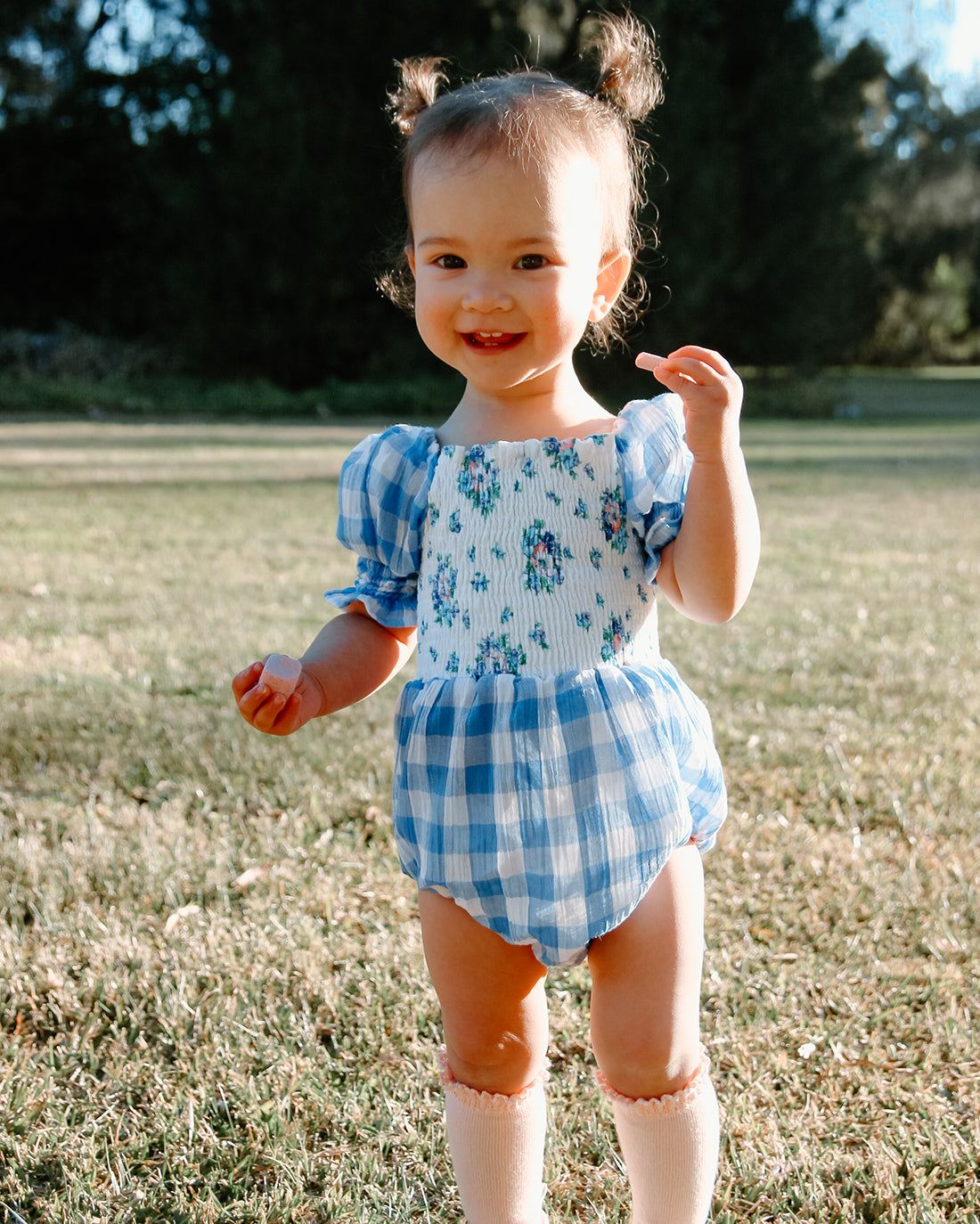 Zinnia Shirred Dress and Romper | Sunflower Seams Pattern Company | Digital Sewing Pattern