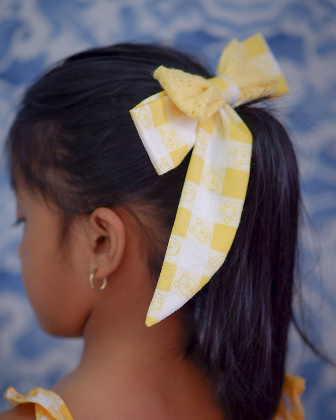 Freesia Double Sailor Hair Bow Sewing Pattern | Sunflower Seams Pattern Company | Digital PDF Sewing Pattern