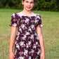 Junior Zinnia Shirred Dress Digital Sewing Pattern