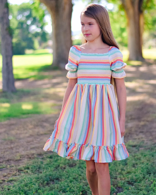 Zinnia Shirred Dress & Romper Digital Sewing Pattern